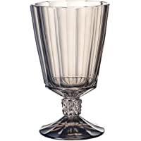 Villeroy &amp- Boch Opéra Smoke Copa de agua- Set de 4- 360 ml- Vidrio de cristal- Transparente-Gris